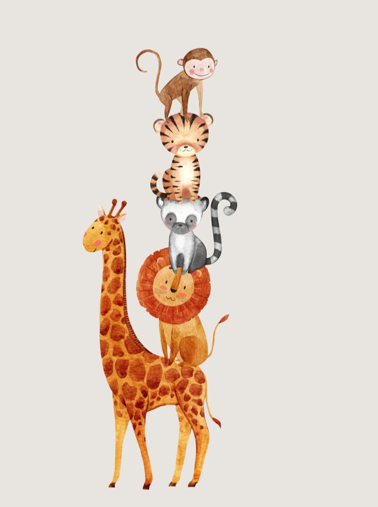 Poster safaridieren toren