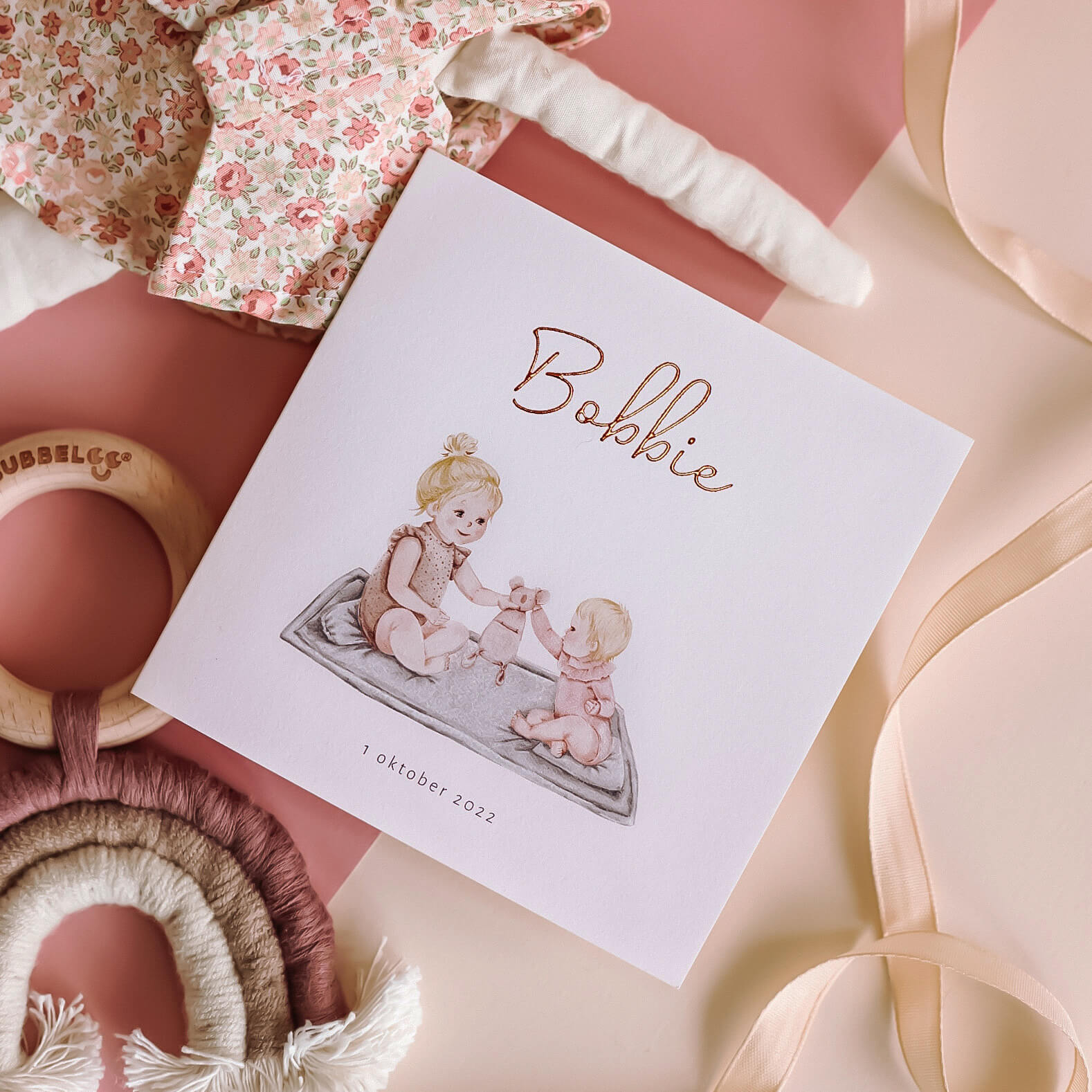 Geboortekaartje meisjes
